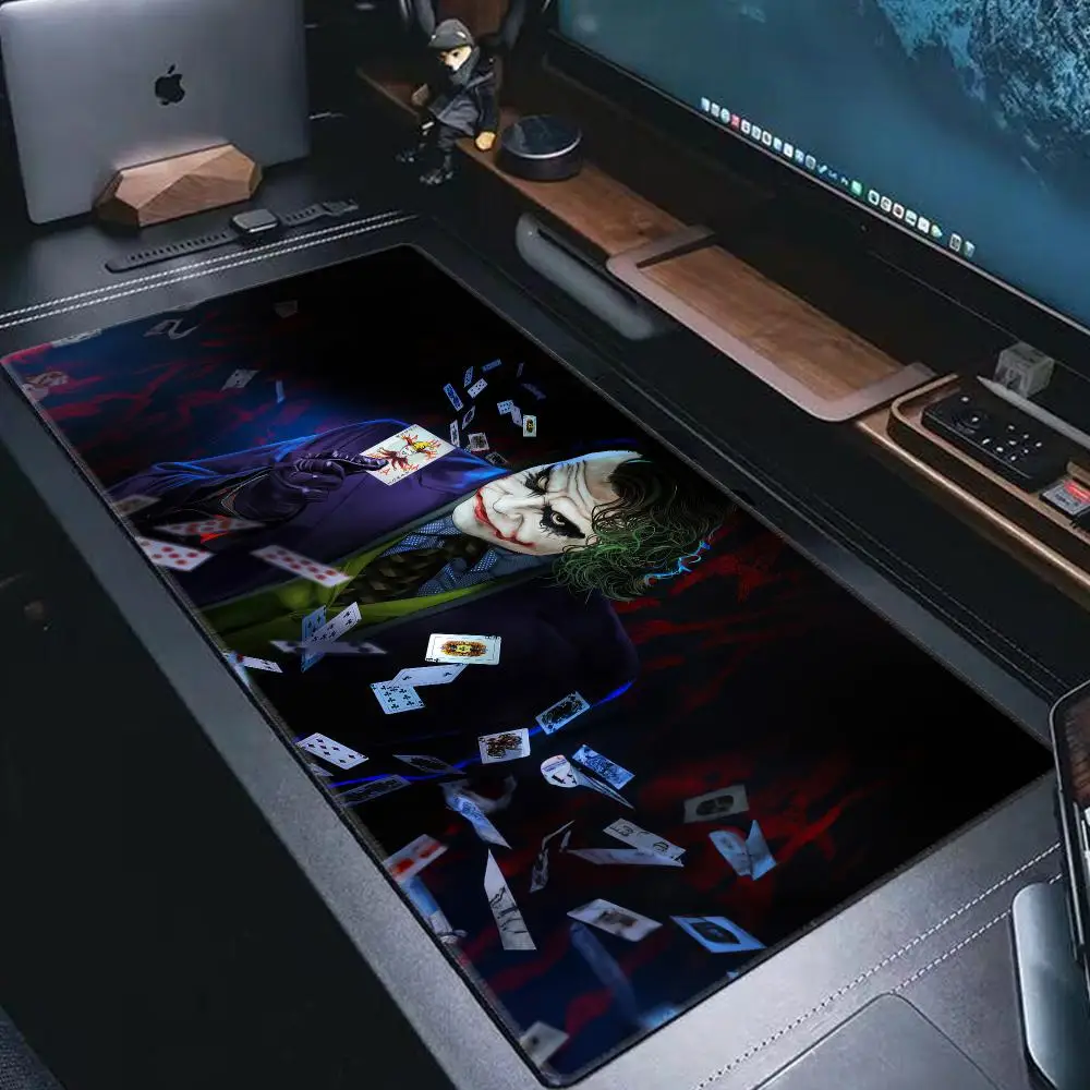 HD Printing J-Joker Anime Mouse Pad Computer Gamer Locking Edge Non-Slip Big Mouse Pad XXL HYBXAXC Keyboard PC Desk Pad Carpet