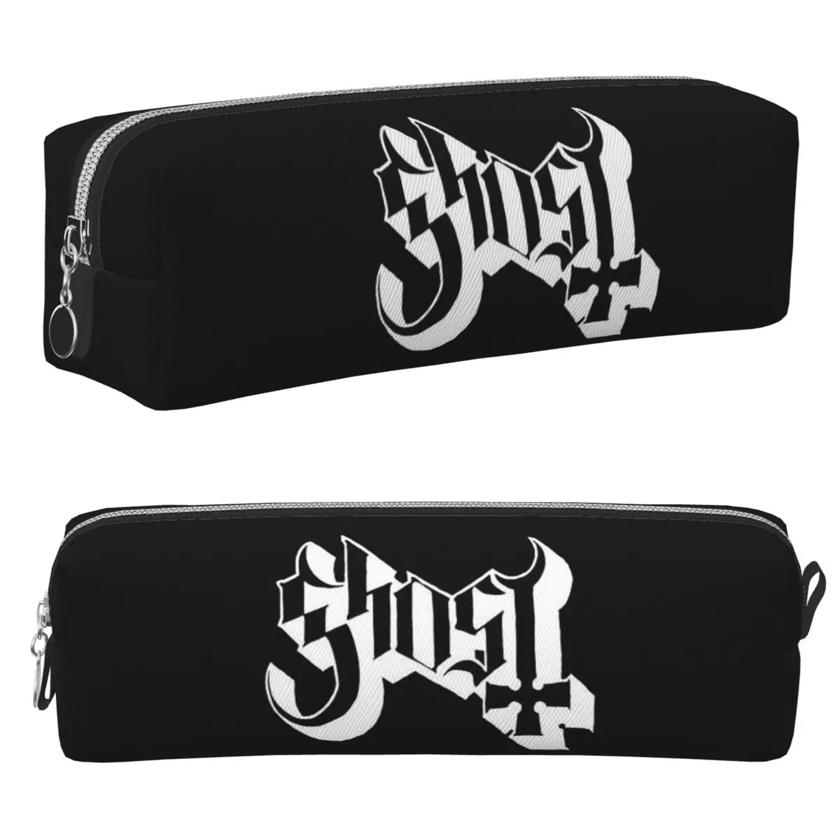 Ghost B.C. Band Pencil Cases Big Capacity Pen Bags Pen Box For Boys Girls Students Stationery Pencil Pouch Cosmetic bag