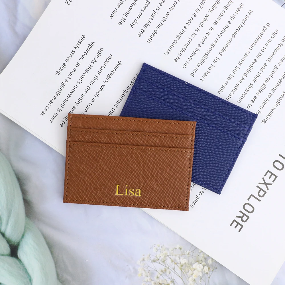 Anpassbares PU-Geldbörsen-Set mit Kreuzmuster und Namensgravur, schlicht und hochwertig, mehrfarbig, für Damen, mit mehreren Fächern für Münzen und Karten. – Detail 4
