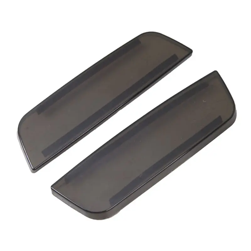 Front Turning Lamp Side Warning Light Cover Headlight Trim For Ford Bronco 2021-2024 Exterior Accessories, Smoked Black