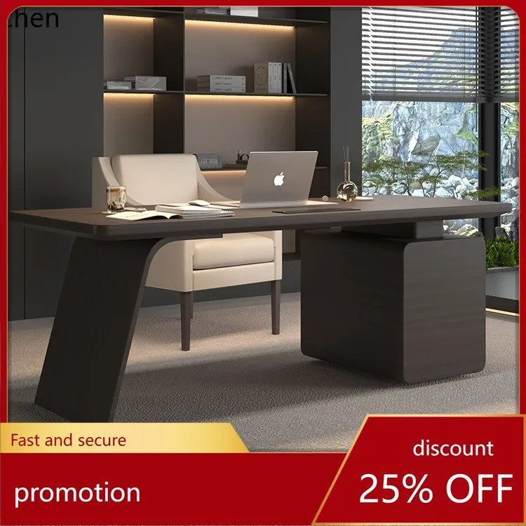 

ZML Study Desk Home Living Room Solid Wood Desktop Computer Writing Desk Office Desk