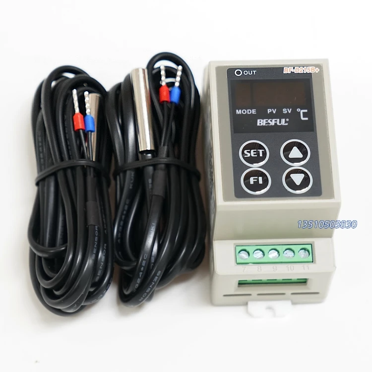 Solar temperature difference temperature difference thermometer controller rail type BF-D215B+