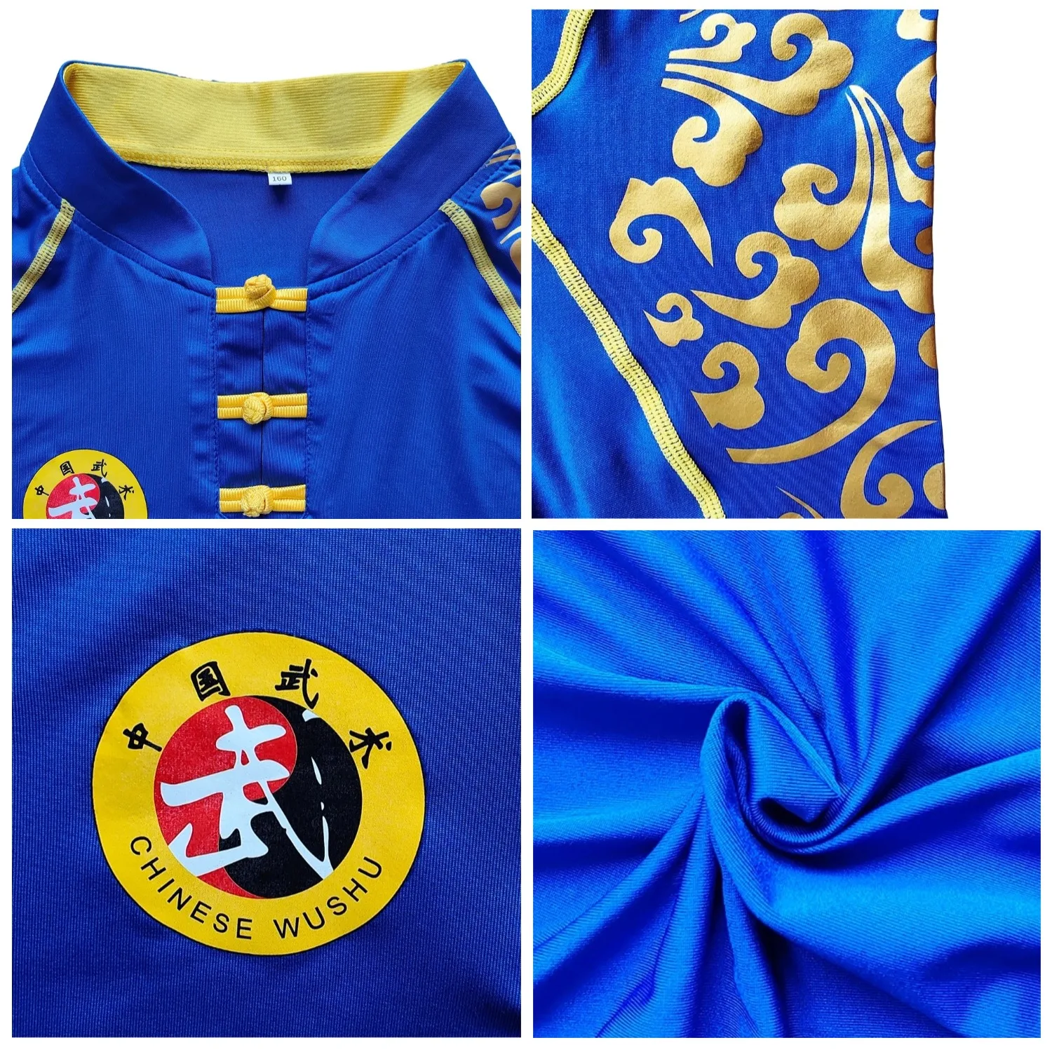 Kun Master Milk Shreds Kung Fu Uniform: Martial Arts Taichi T-shirt for Men and Children Short Sleeves Quick-Drying for Summer