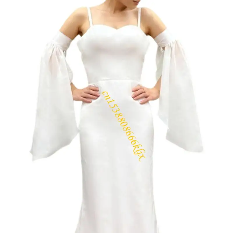 Maniche in bianco per abiti da sposa Accesso da sposa morbido Easy Wear 066C