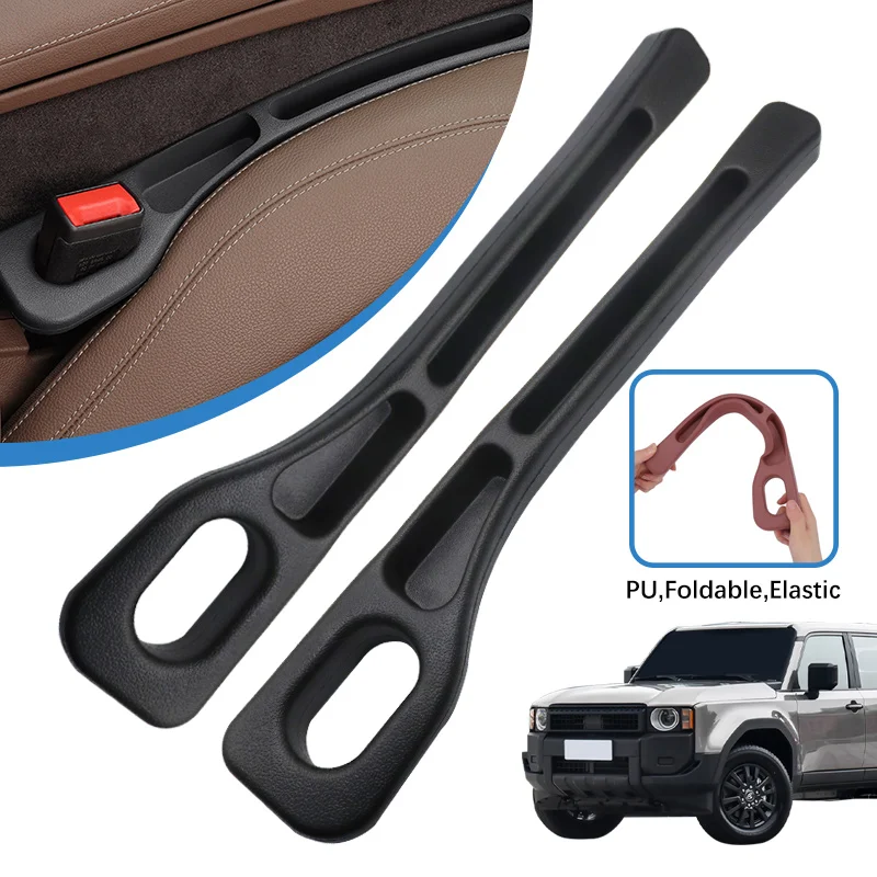 

2X Car Seat Gap Filler Between Seats Crevice Decoration Interior Accessories For Toyota Hilux 4Runner Hiace H300 Prius XW50 C V