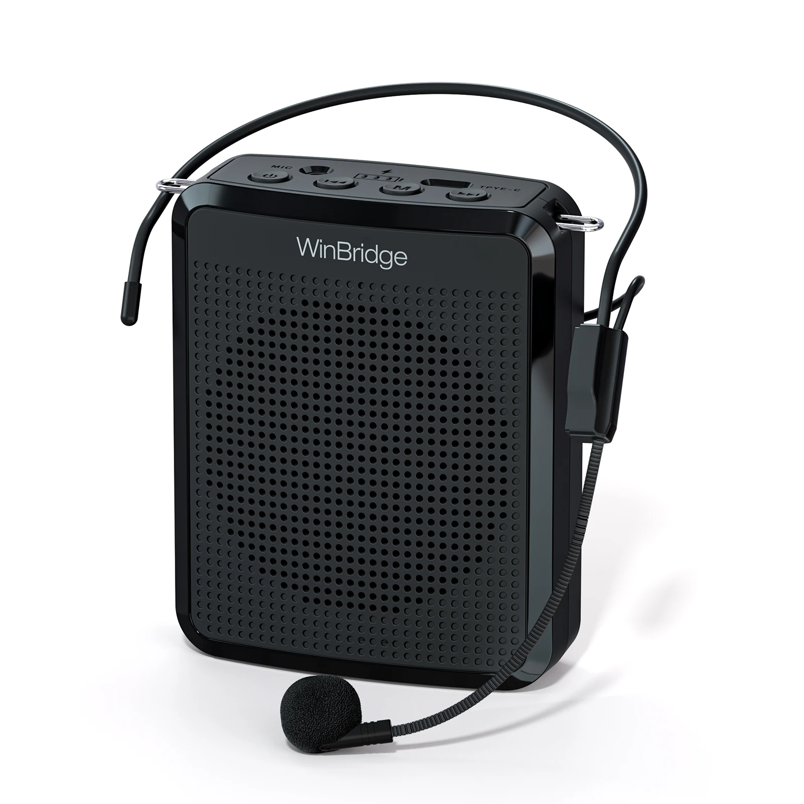 Winbridge WB008 15W Voice Amplifier for Teacher  Wireless Microphone Speaker