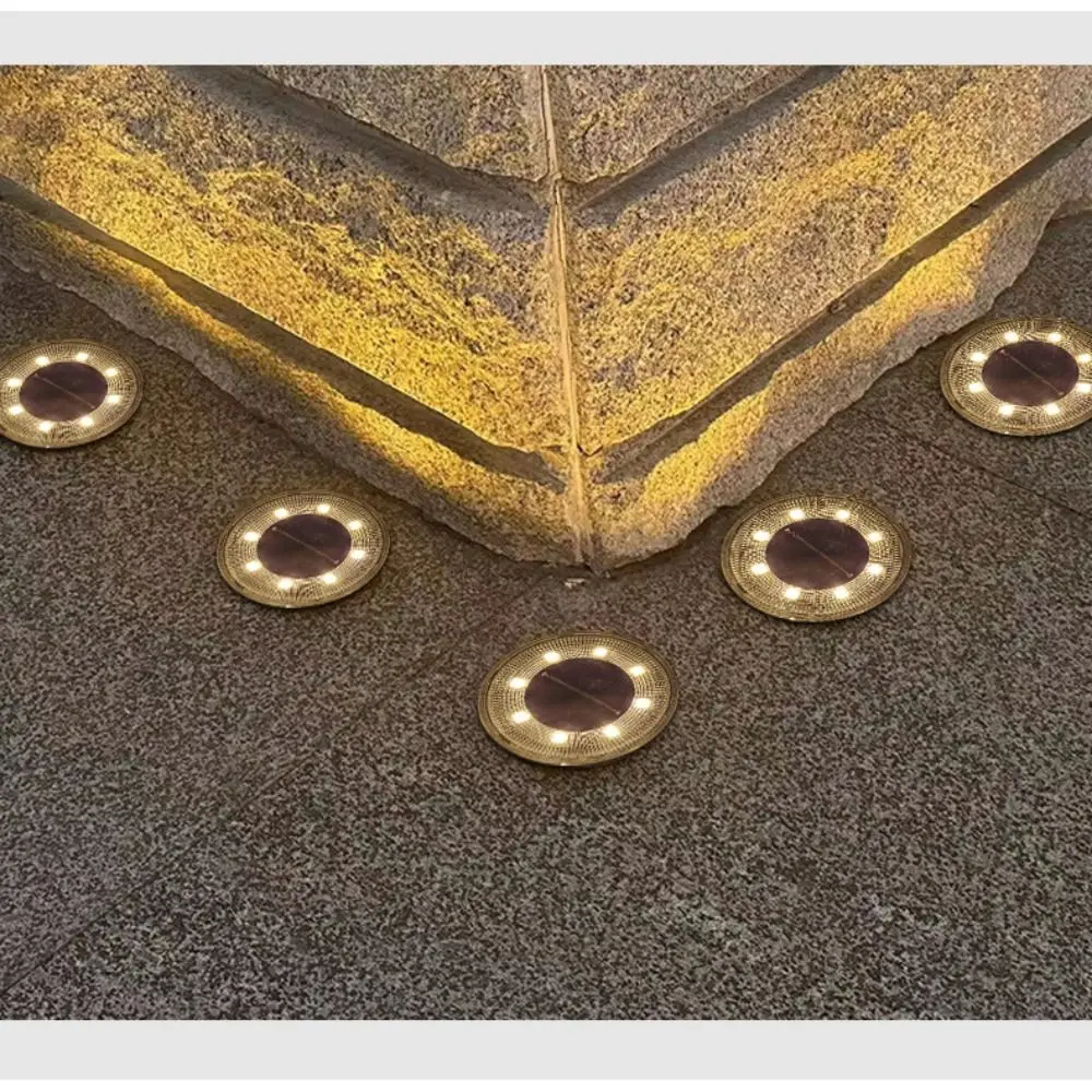 

New Solar Power LED Solar Floor Lamp Waterproof LED Outdoor Solar Lamps Underground Lawn Decoration Lamps Courtyard Decoration