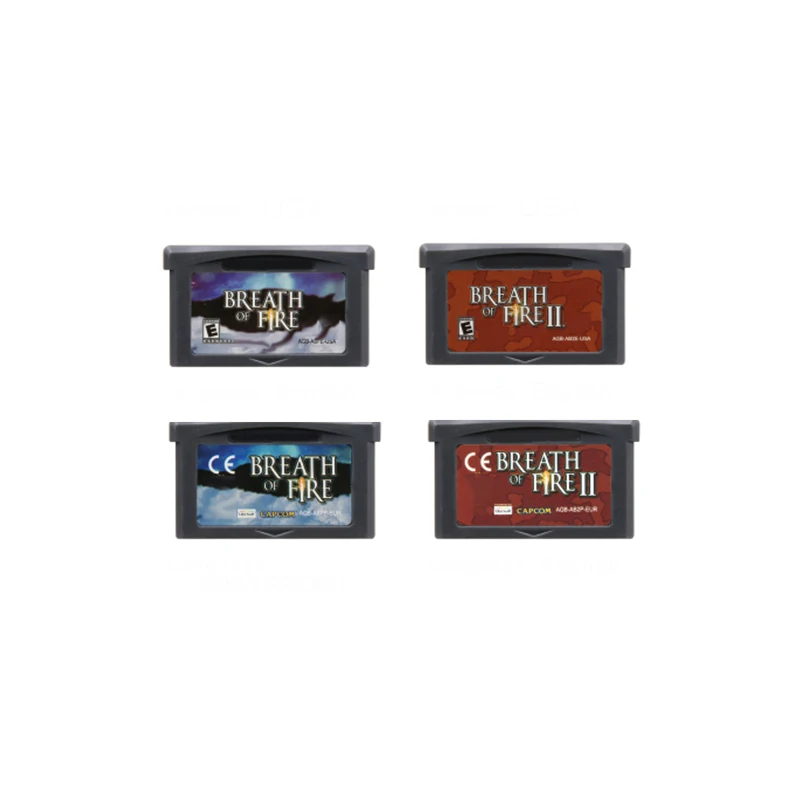 Superior 32 Bit Video Game Cartridge Memory Card for Breath of Fire Series English Language