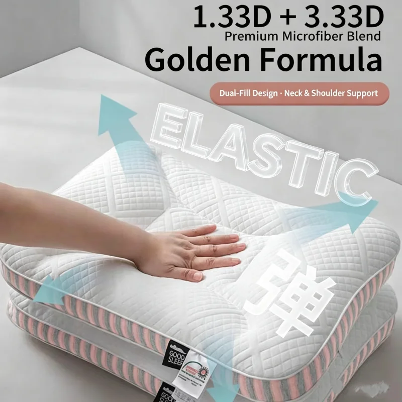 New Spa Deep Sleep Memory Pillow Cervical Spine Support Sleep Aid Suitable for Student Dormitories Girls Boys Pillow