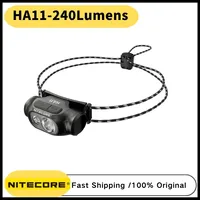 NITECORE HA11 Headlamp 240Lumens Beam color White Light+Red Light Include AA Battery