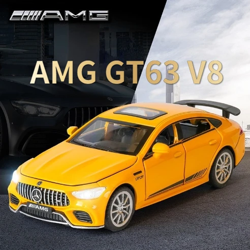 

1:32 AMG GT63 V8 Alloy Car Model Diecasts & Toy Vehicles Toy Cars Educational Toys For Children Gifts Boy Toy