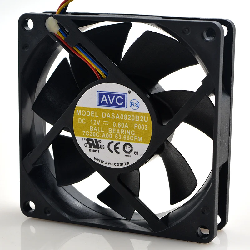 NEW ORIGINAL DASA0820B2U 12V 0.60A 8020 80x80x20mm COOLING FAN RADIATOR