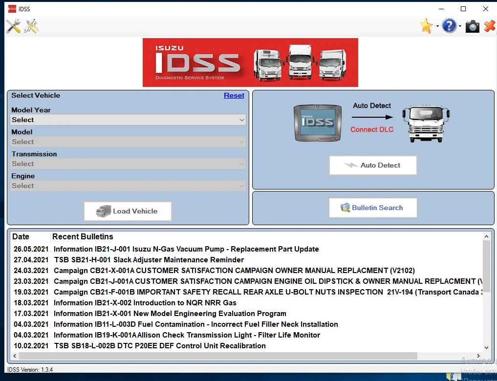 For Isuzu Diagnostic Service System (New US IDSS ) [2024]+Keygen