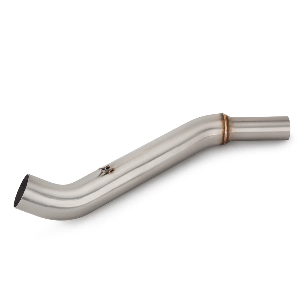 Para Bajaj Pulsar NS200 Bajaj NS 200 Escape Moto Escape 51mm tubo de enlace medio línea de carreras tubo adaptador inoxidable