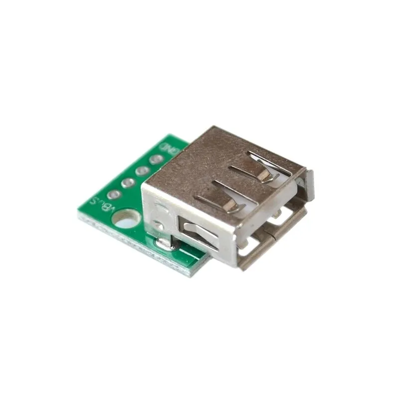 USB 2.0 female seat head to DIP 4p direct plug, the adapter board has been welded mobile phone power data cable