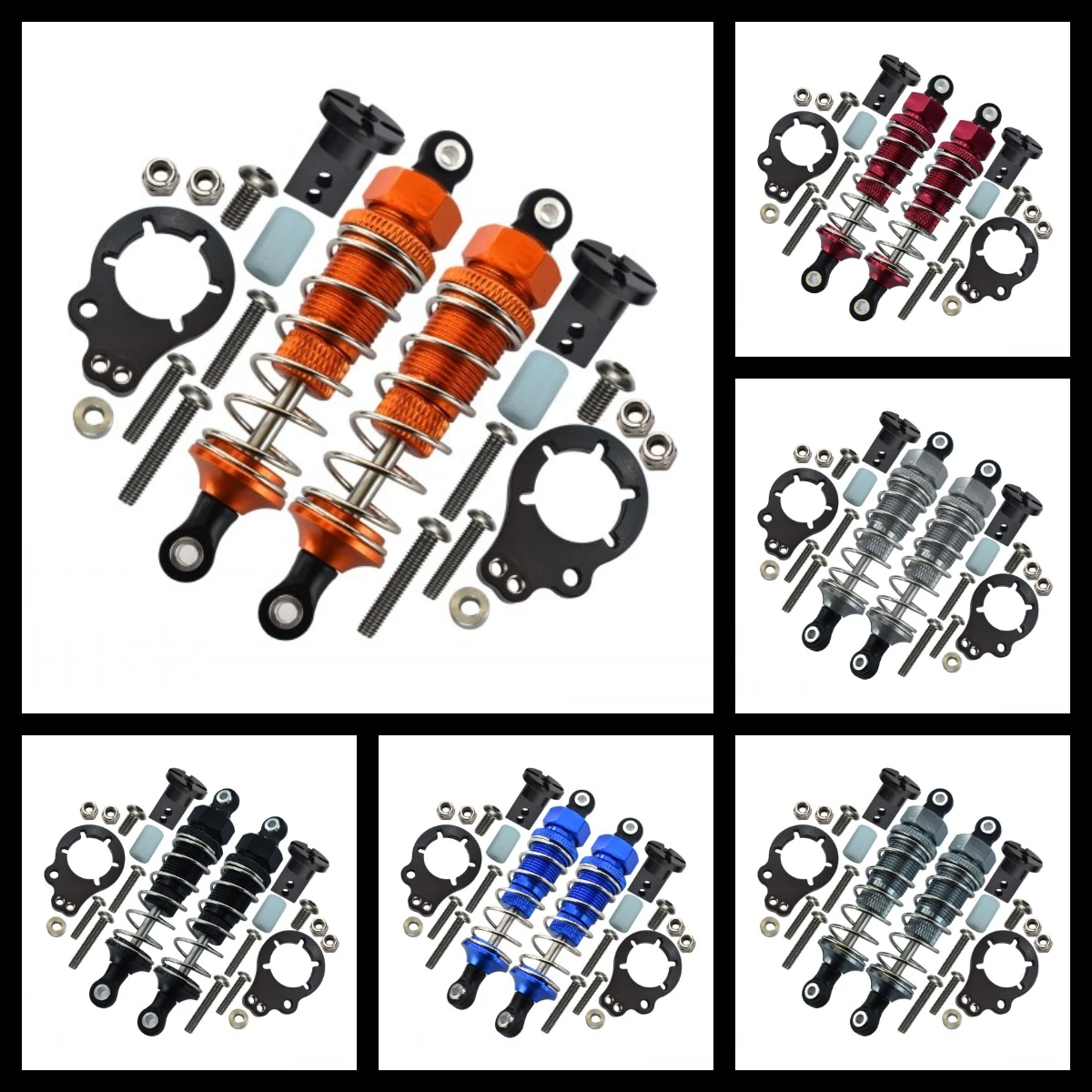 

GPM Alloy Rear Adjustable Damper 75mm & Protector Mount For TAMIYA Lunch Box