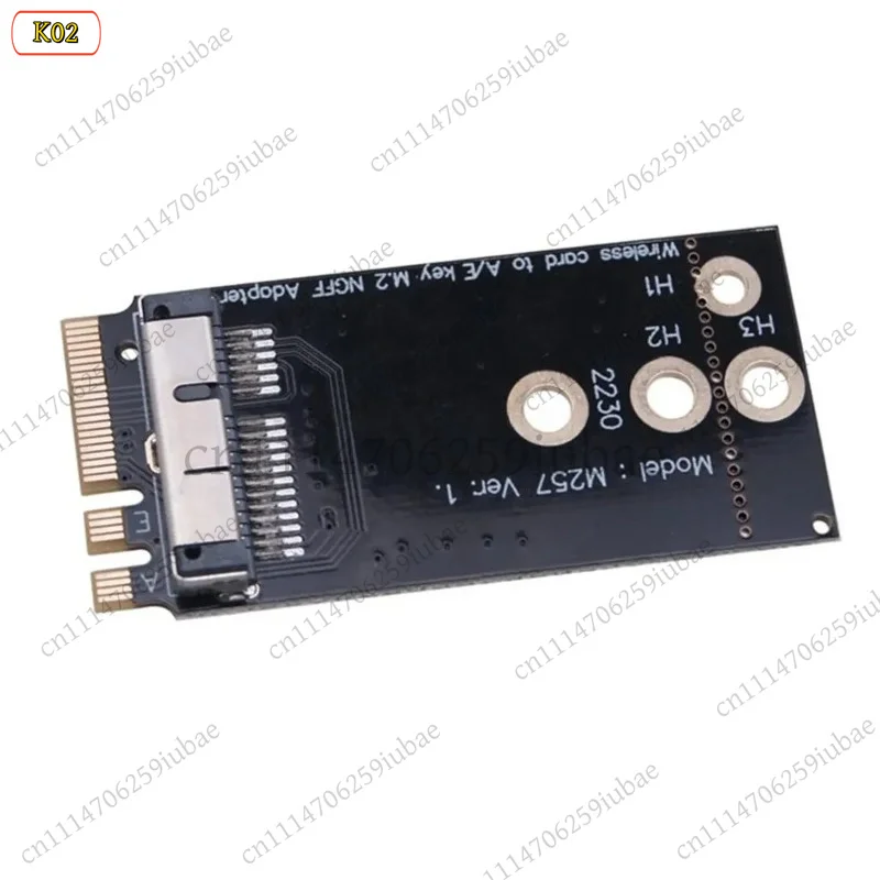 Wireless Network Card A1466 BCM94360CS2 to NGFF Adapter M.2 Key A/E Slot Converter for Mac OS Laptop Upgrade