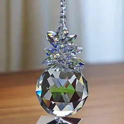 1PCS Clear Crystal Ball Prism Suncatcher Rainbow Pendants Maker Hanging Crystals Prisms Pendant for Windows