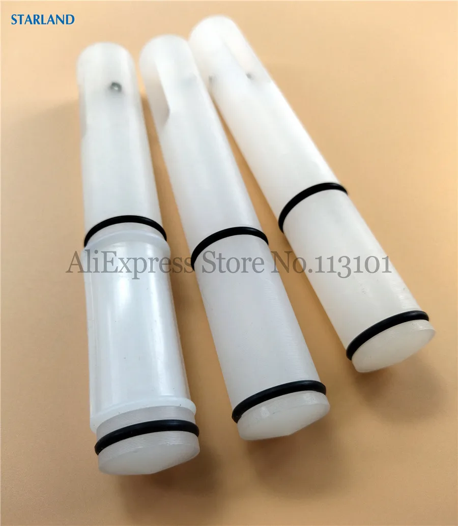 3 In 1 Valve Rod Spare Parts With Seal Rings Replacement Of Soft Serve Ice Cream Machines 2 Side Rods + 1 Middle Rod