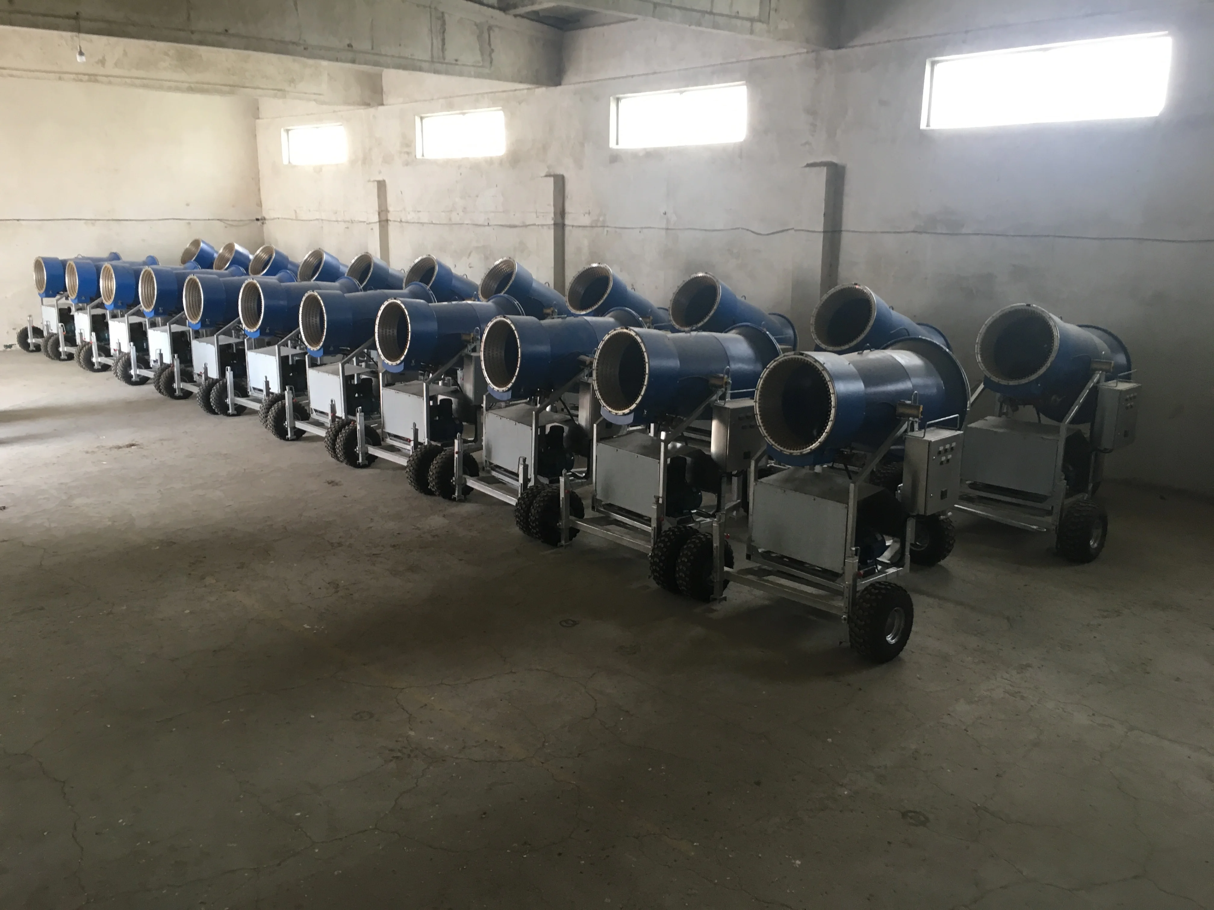 Commercial Ski Resort Artificial Snow Ice Maker Making Machine Cannon Fan Generator Shed view 6