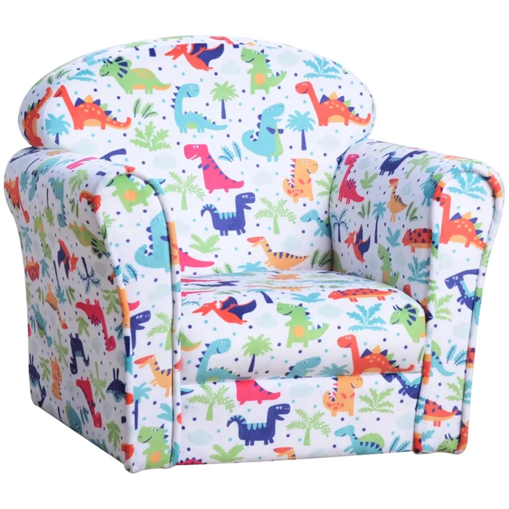 US Stock Kid's Sofa Armchair with Design and Thick Padding 19.75