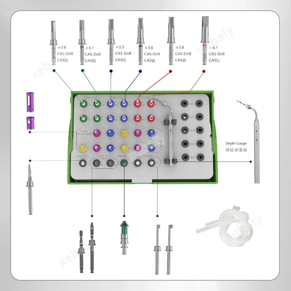 Hydraulic Sinus Lift Internal Kit  for Osstem CASKIT Compatible Instrument Set for Dental Implant Surgery
