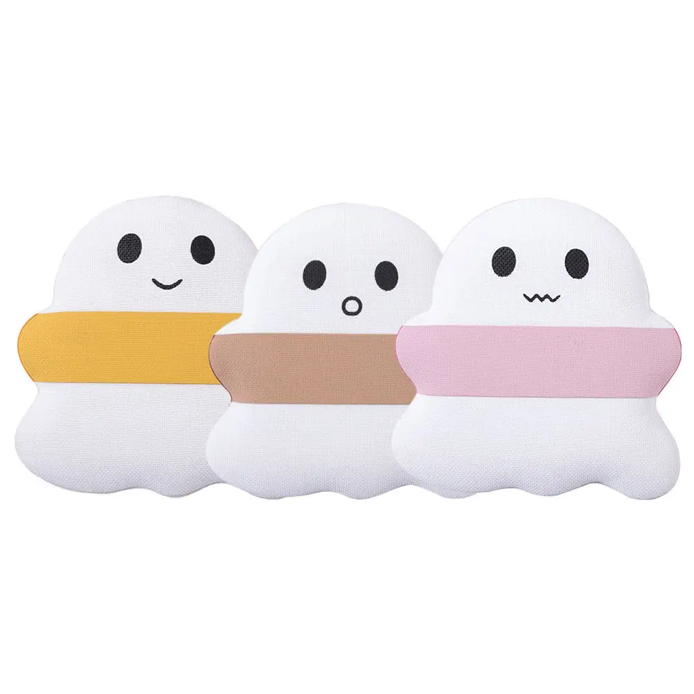 3Pcs Makeup Puff Small Ghost Shape Powder Puff Finger Applicator for Liquid Foundation Concealer Face Cream Makeup