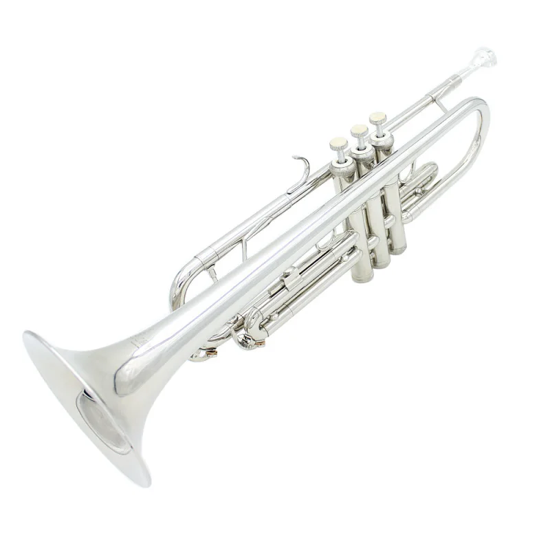 Trumpet Bb B Flat Brass Exquisite with Mouthpiece Gloves