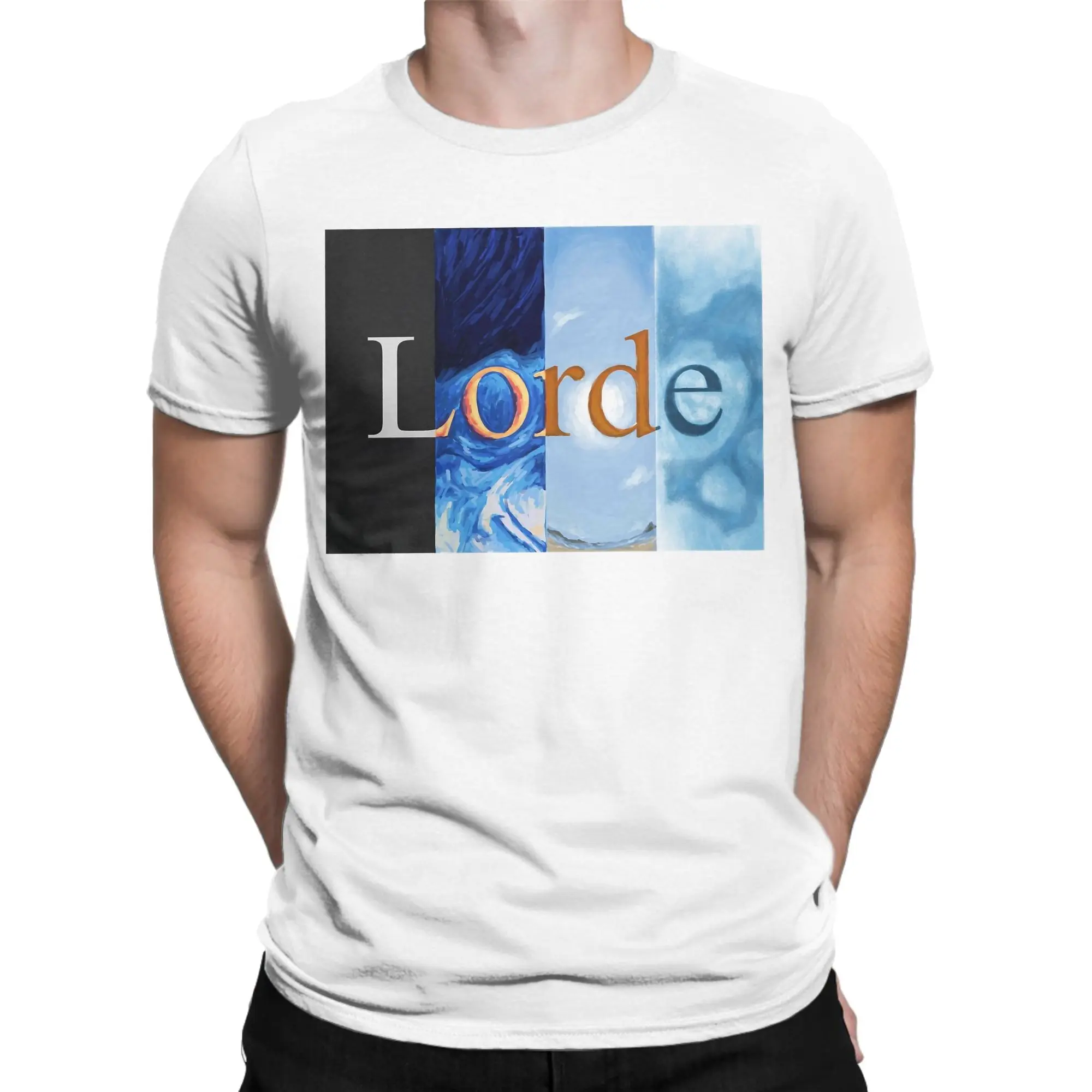 لورد فيرجن ألبوم جديد الرجال تي شيرت الفكاهة تيز قصيرة الأكمام س الرقبة تي شيرت القطن الخالص حجم كبير بلايز