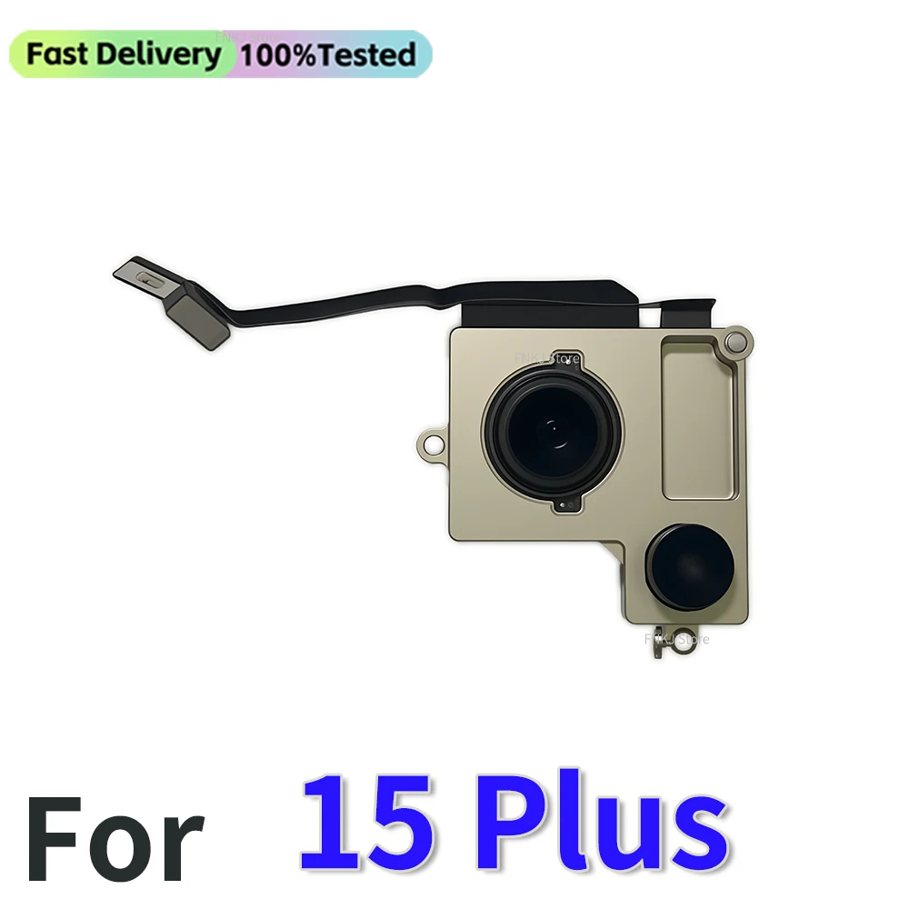 Rear Camera For iPhone 15 Pro Max Back Camera for iPhone 15 /15 Pro /15 Plus Rear Main Lens Flex Cable Camera Tested A+++