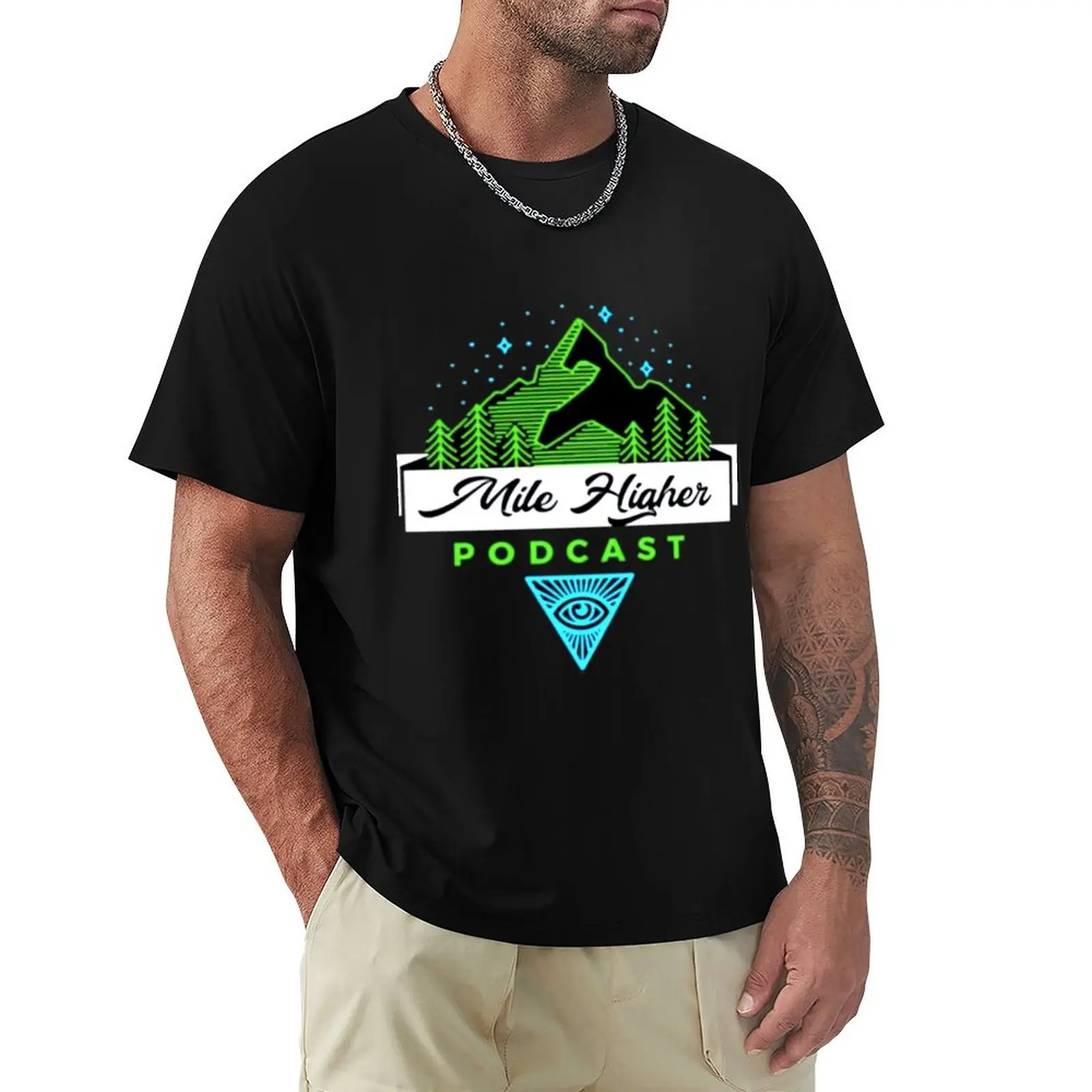 Kendall Rae Merch Mile Higher Logo T-Shirt man t shirt cotton T-Shirt