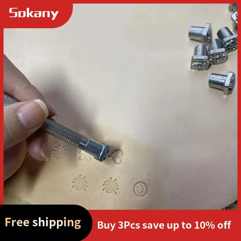 A59E-DIY Leather Stamp Engraving Craft Tools, Alphanumeric Stamp Leather Craft