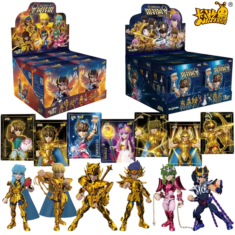 kayou Saint Seiya Caixa cega Pegasus Aiolos Sagiério ‌ ‌ Leo Escorpião Milo Gold Saint Modelo Montado Action FigureToys