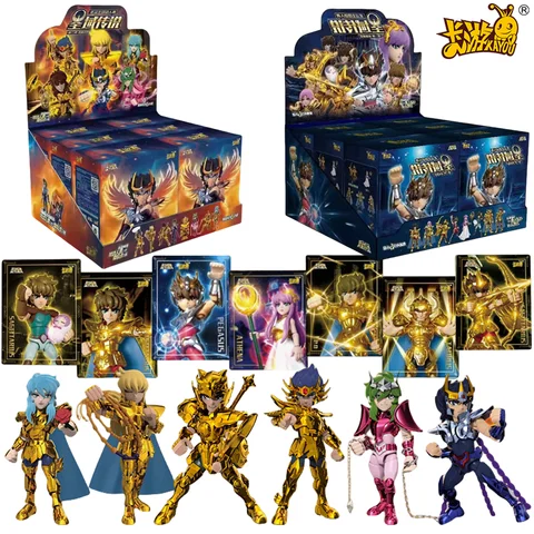kayou Saint Seiya Blind box Pegasus Aiolos Sagittarius‌‌ Leo Scorpio Milo Gold Saint Assembled Model Action FigureToys
