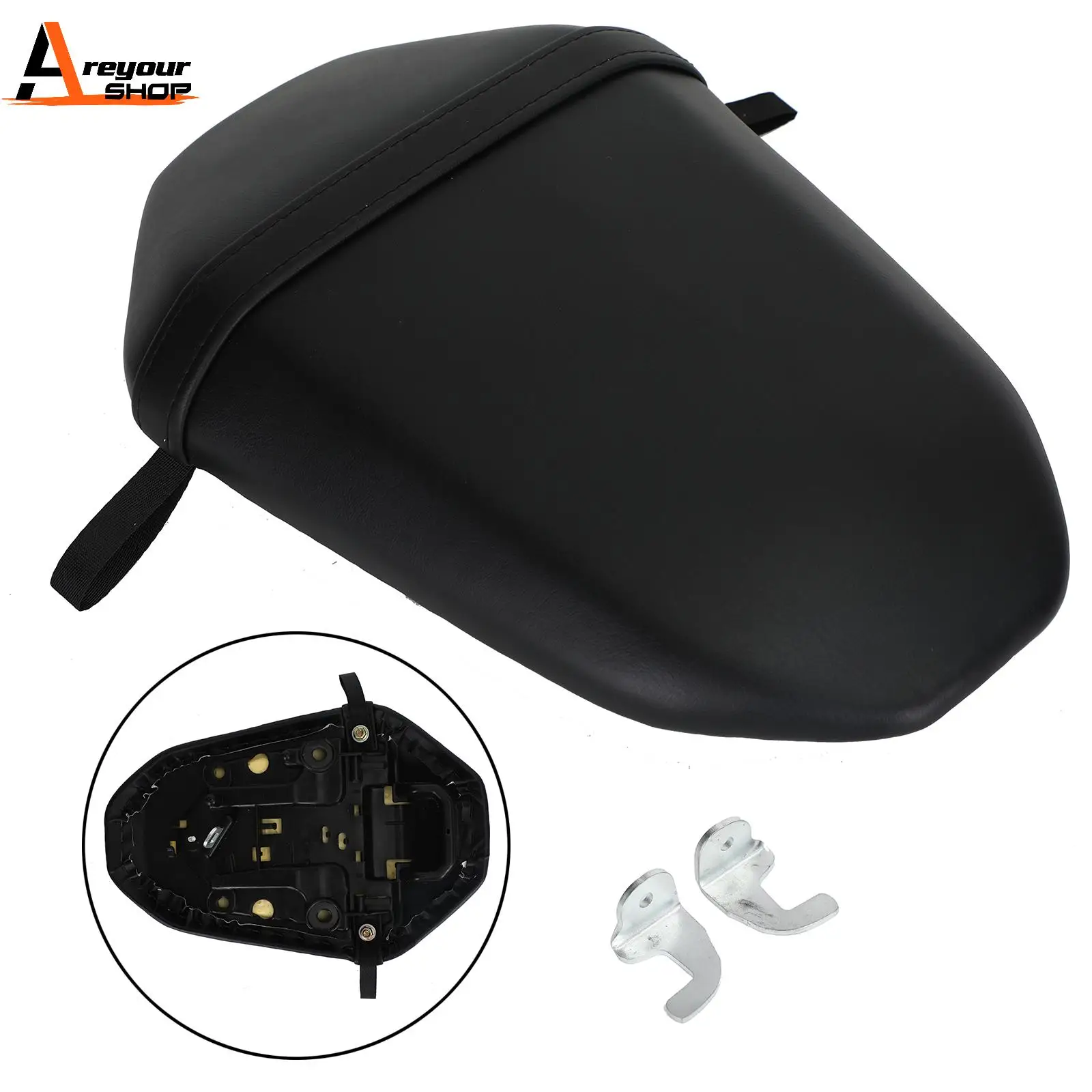 Areyourshop Rear Passenger Seat Pillion Saddle Fit For Yamaha Mt-07 Mt 07 Fz 07 2014 2015 2016 2017 Motorcycle Parts