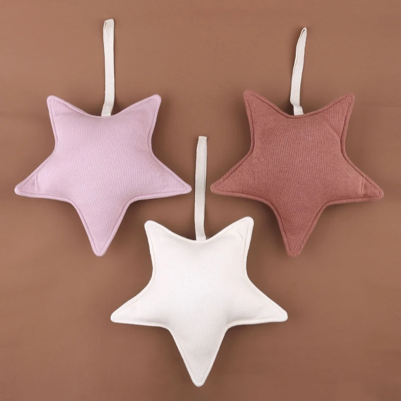 Newborn Photography Props Soft Cotton 3D Star Shape Baby Posing Pillow Pacifier Pendant Infant Studio Photo Shooting Accessories