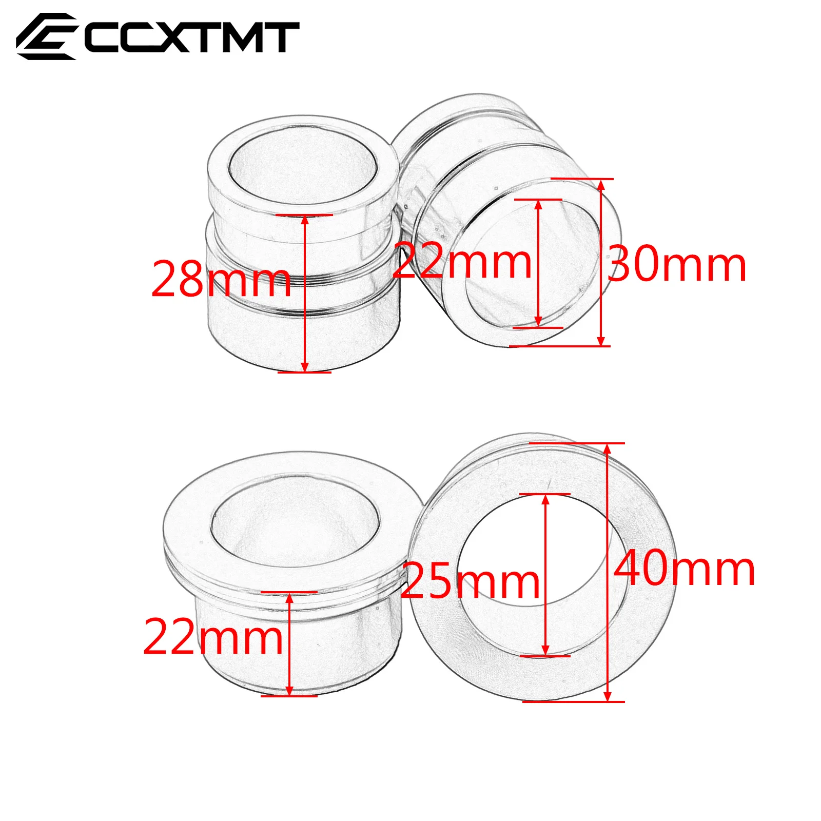 Motorcycle CNC Front And Rear Wheel Hub Spacer For Suzuki RMZ250 RMZ450 RMX450Z RMZ 250 450 RMX 450Z 2005 2006 2007 2008-2024