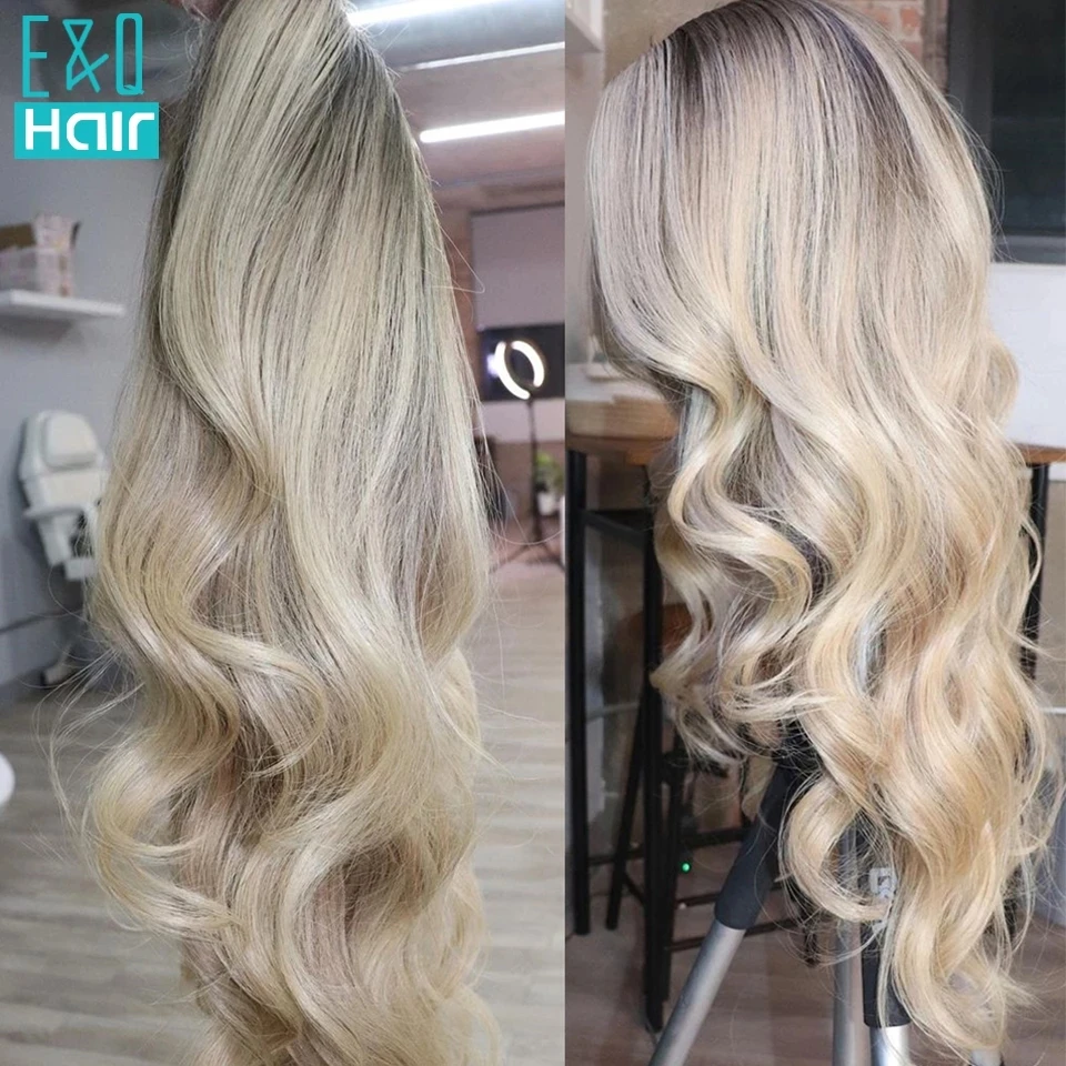 Glueless Body Wave Perucas de Cabelo Humano, Ombre, Mel Loiro Colorido, Transparente Lace Front Wig, Remy Brasileiro, à venda, 13x4