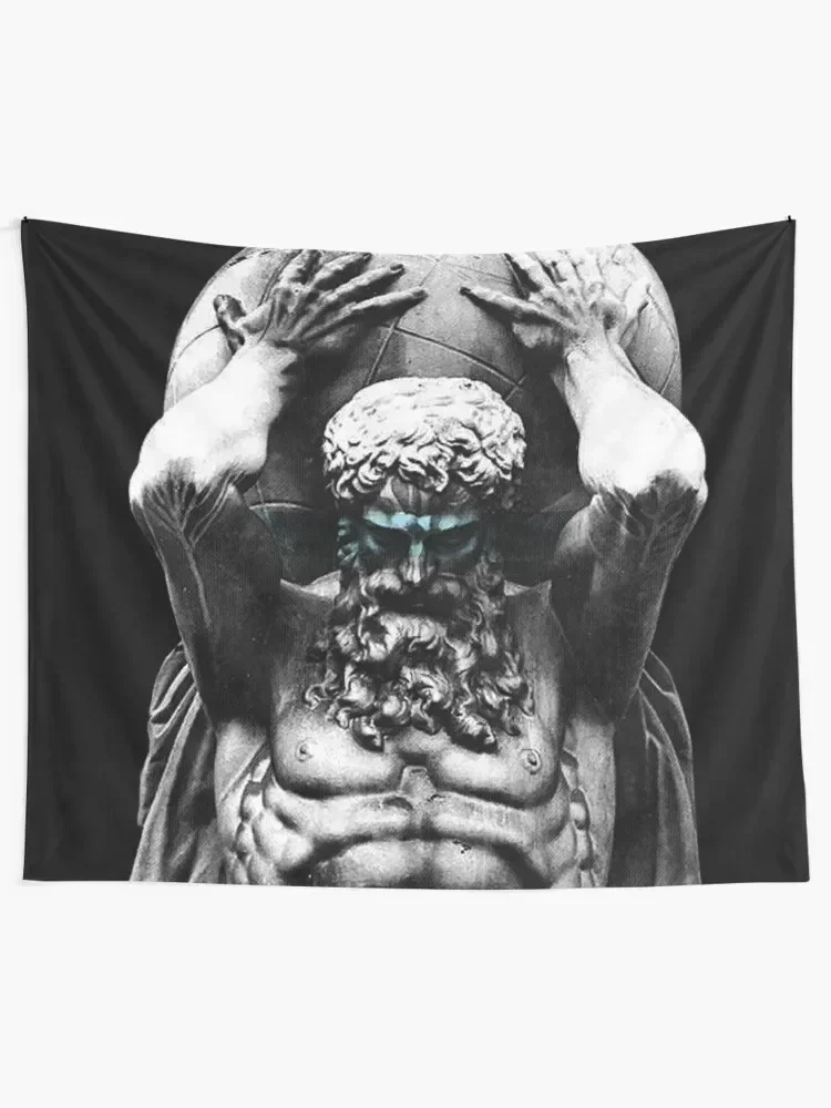 Hercules holding the whole world Tapestry Luxury Living Room Decoration Wall Hanging Wall Hanging Decor Tapestry