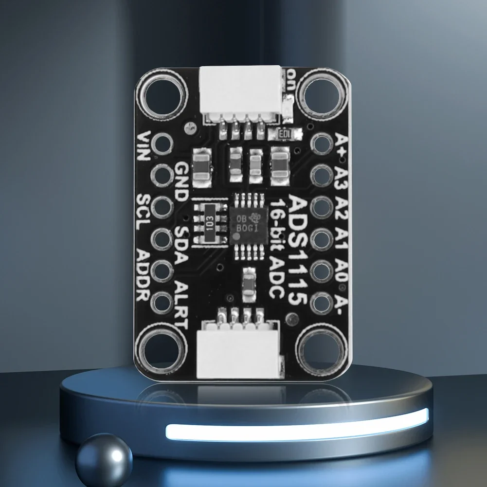 ADS1115 A/D Converter ADS1115 16 Bit I2C Module with Programmable Gain Amplifier Compatible with STEMMA QT Qwiic