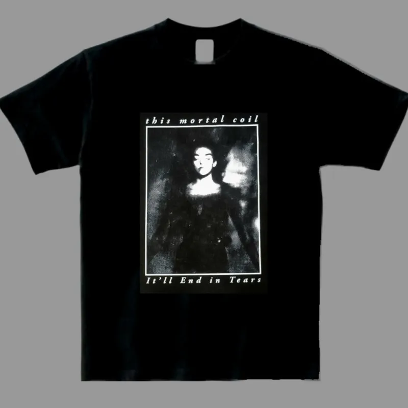 British Independent Group This Mortal Coil T-shirt 4AD Dark Cocteau Twins