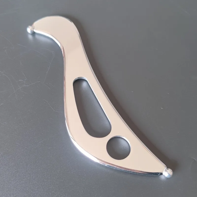 Fascia Knife Therapy Full Body Massage Double Headed Bird Shaped Perforated Stainless Steel Fascia Knife Therapy Scraper