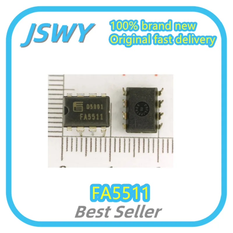 

(5/50pcs) FA5511 SOP8 Silkscreen 5511 DIP-8 Power Management Chip Genuine In Stock Electronics Brand New