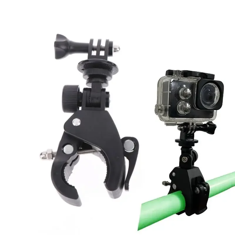 1 Set For 13  Action 5 Pro Holder Action Camera Parts For Insta360 Ace Pro 2 Bicycle Motorcycle Handlebar Mount Bracket