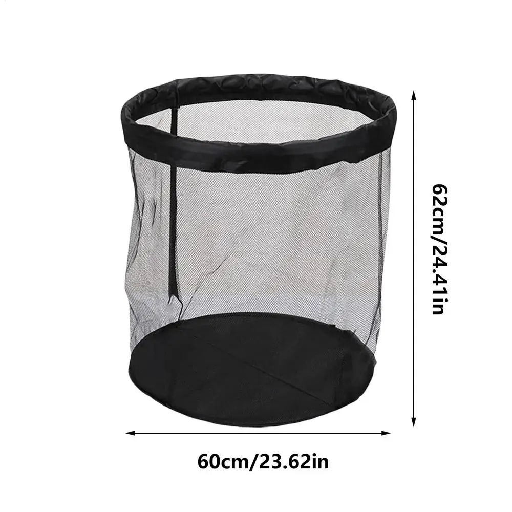 Ball Storage Bin Ball Organizer Large Capacity Container Organizer Box Basket Net for Sports Pool Patio Deck Garden Outdoor