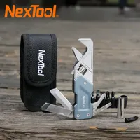 NexTool W1 Adjustable Wrench 6 In 1 EDC Multitool Pocket Hand Tools Kit Screwdriver Bit Set Multi Function Tools Folding Knife