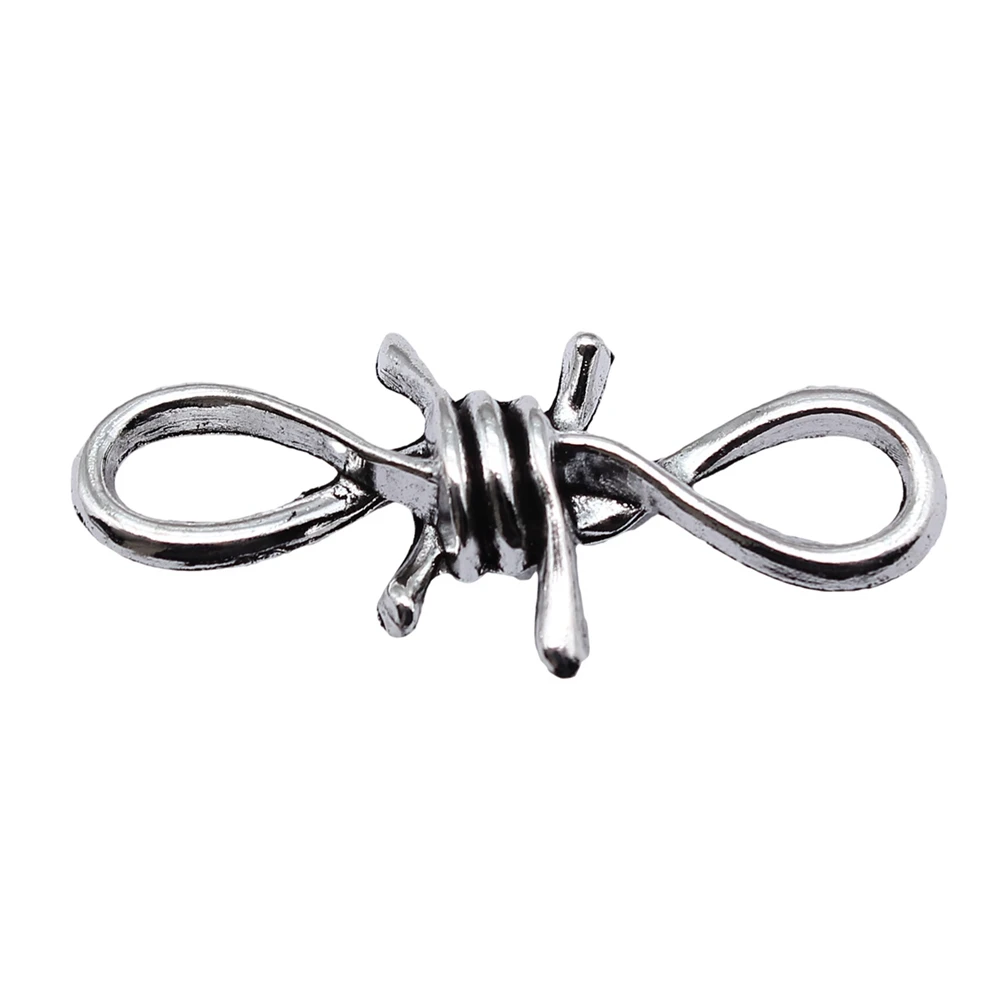 5pcs/lot Twisted Thorns Knot Connector For Jewelry Making Couple Pendants