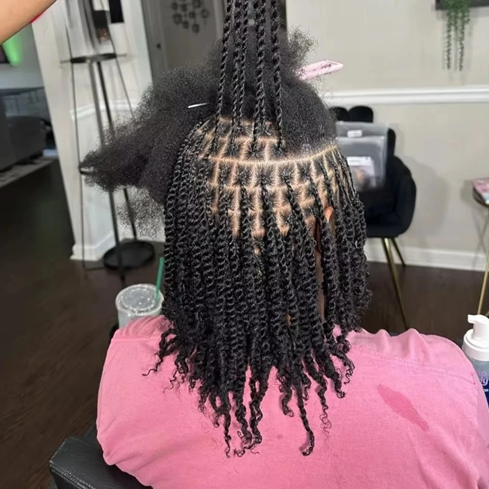 QVR الأفرو غريب السائبة الشعر البشري لتضفير الشعر Dreadlock بيرو 50 جرام/قطعة عذراء الطبيعي البني ريمي الشعر البشري لاول مرة التمديد