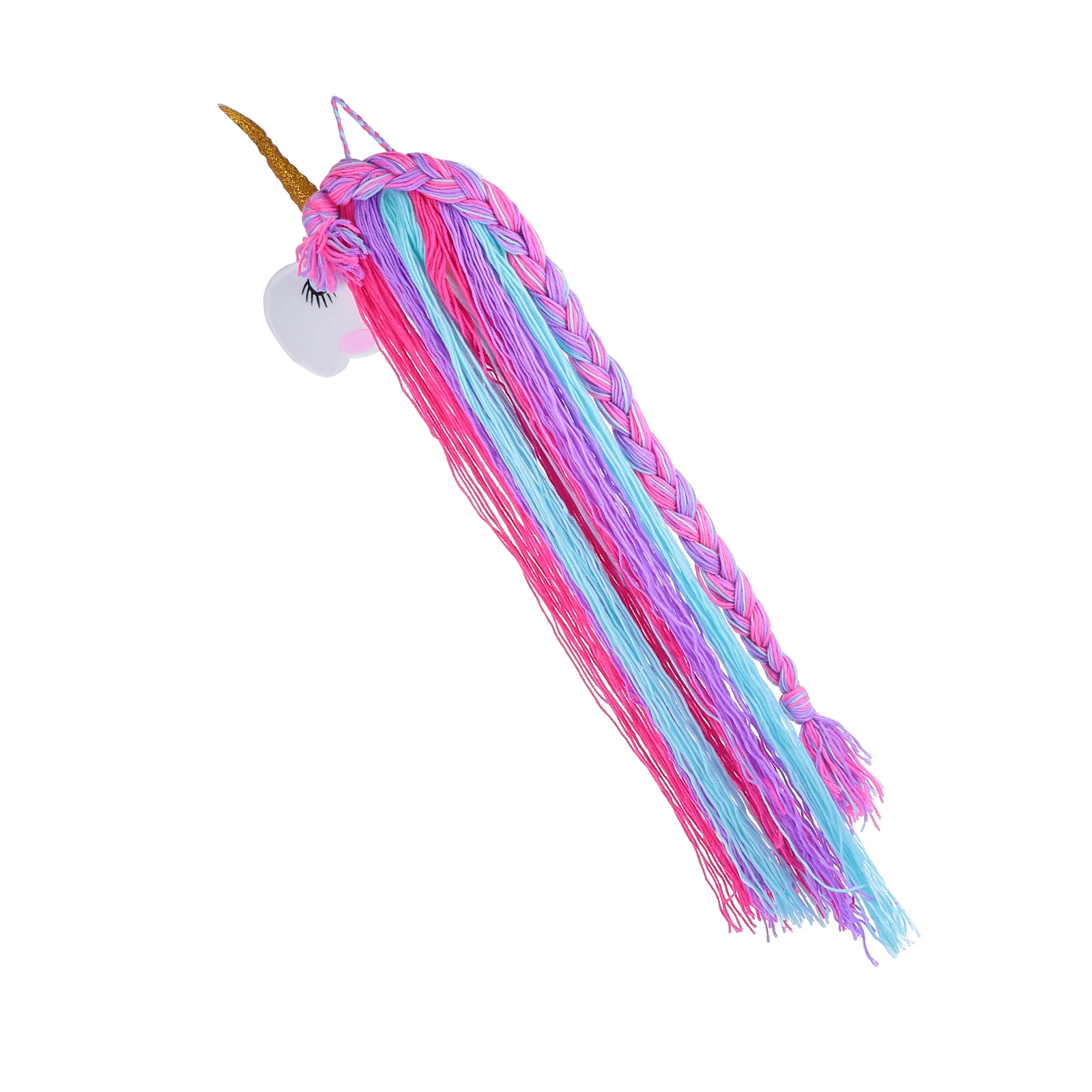 

1pc Unicorn Hair Holder Barrette Organizer for Girls Felt Wall Hanging Ornament Storage Hair Clips Holder Headbands
