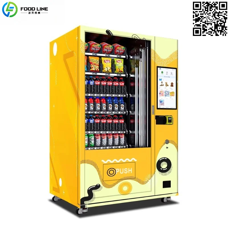 Food Snacks Vending Machine - Máquina de Venda Automática Personalizada 24